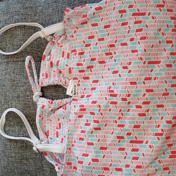 Hush & Salt Heartbreaker Geometric Print Tankini & Bora Bora Bottom Size Small - Picture 9 of 16